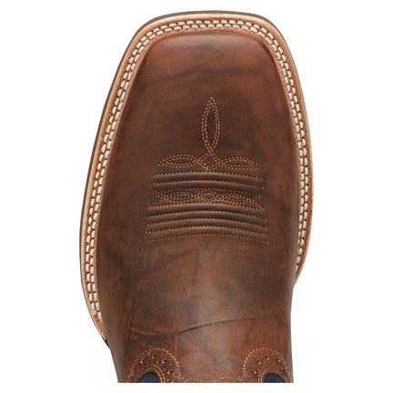 Ariat Men's 13" Tycoon Bar Top Brown Wide Square Toe Western Boot - 10014053 - 6D