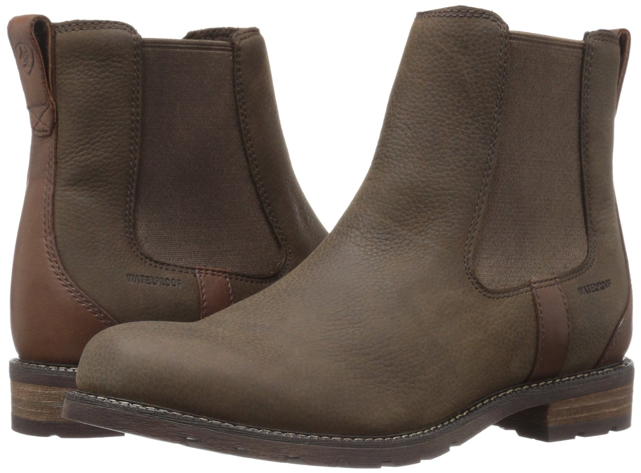 Ariat Women's 5.5" Wexford Waterproof Java Brown Round Toe Chelsea Boot - 10018520 6B