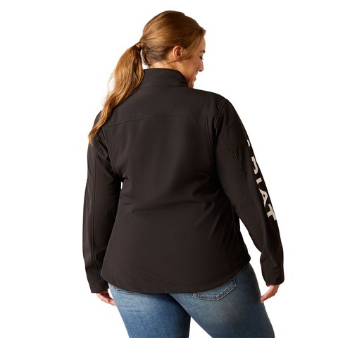 Ariat Women's Black New Team Softshell Jacket - 10019206 - 1X