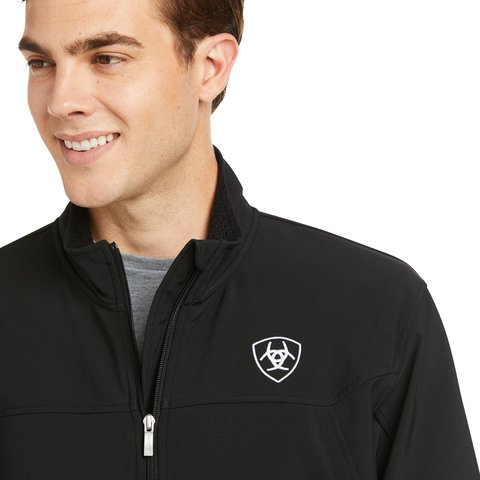 Ariat Men's New Team Softshell Black Jacket - 10019279 - XS