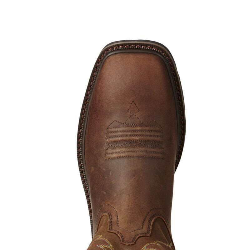 Ariat Men's 10" Groundbreaker Square Soft Toe Work Boot - 10020059 - 6D