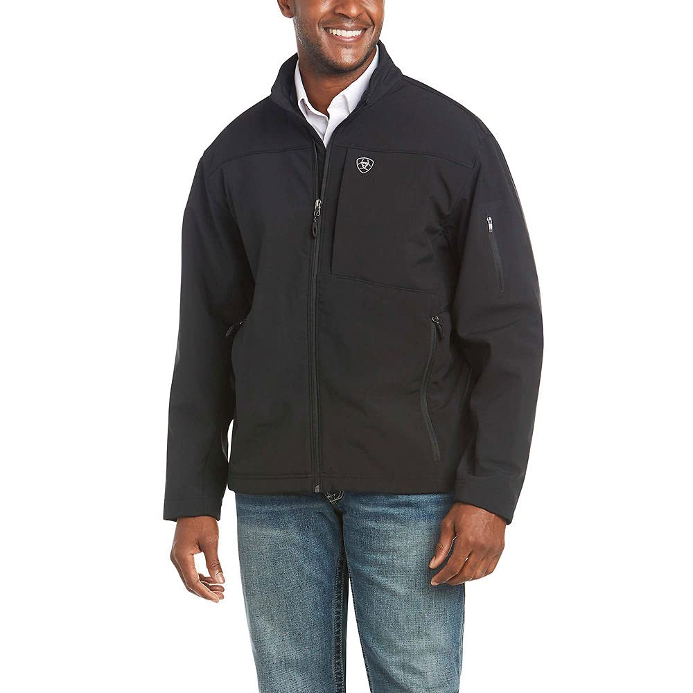 Ariat Men's Vernon 2.0 Black Softshell Jacket - 10023329 - S