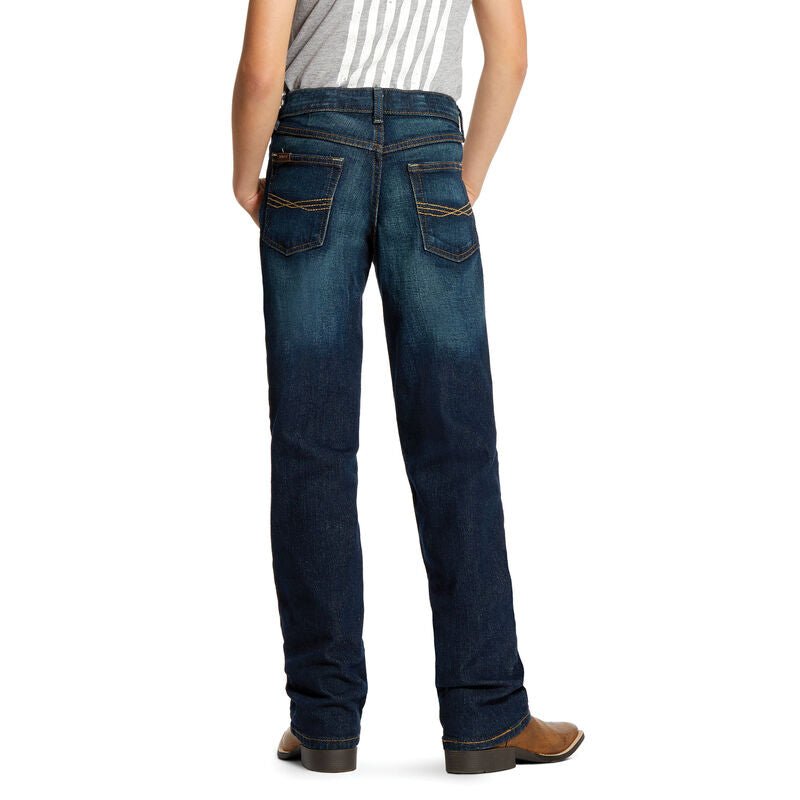 Ariat Boy's B5 Slim Stretch Legacy Stackable Straight Leg Jean - 10023450 - 7R