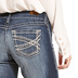 Ariat Women's Mid Rise Entwined Marine Trouser Jeans - 10025302-24S