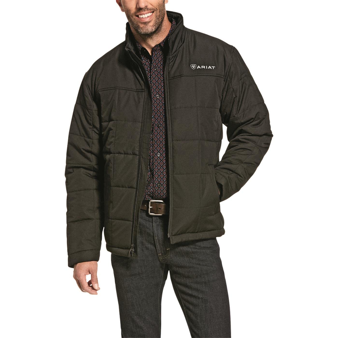 Ariat Men's Crius Black Insulated Jacket - 10028355 - S