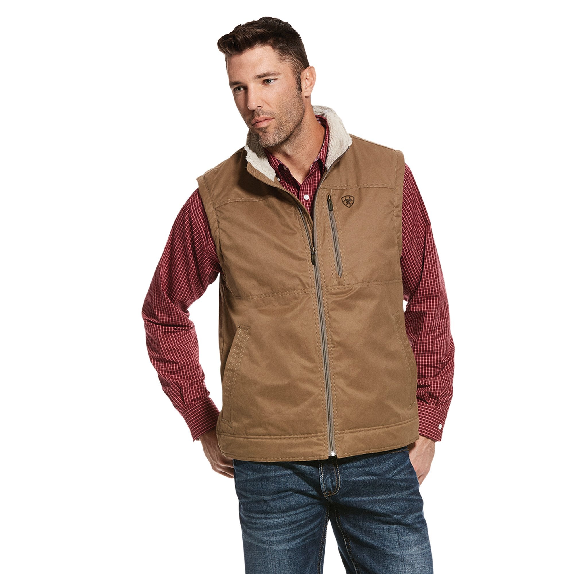 Ariat Men's Grizzly Cub Canvas Vest - 10028416 - S