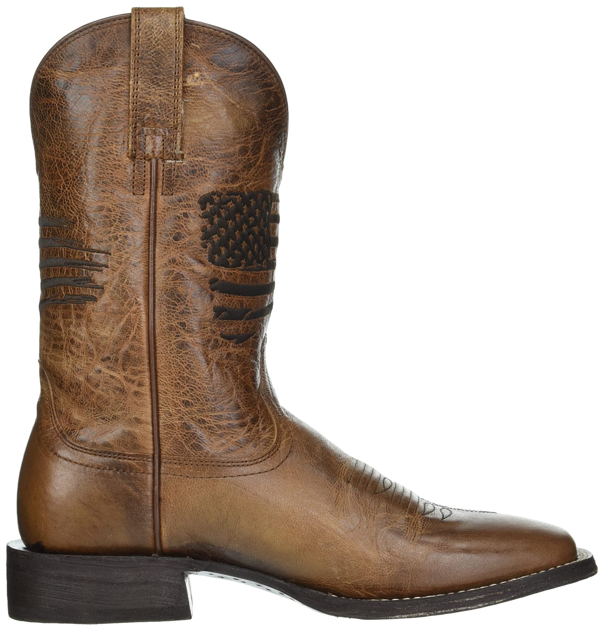 Ariat Men's 11" Circuit Patriot Wide Square Toe Western Boot - 10029699 - 6D