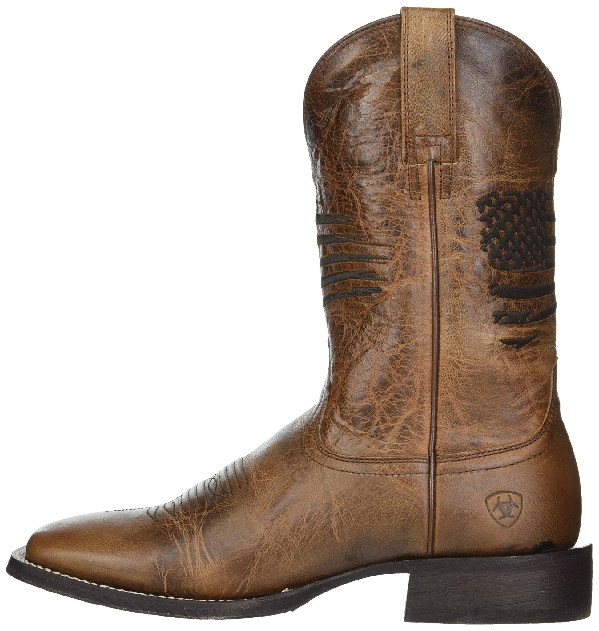 Ariat Men's 11" Circuit Patriot Wide Square Toe Western Boot - 10029699 - 6D