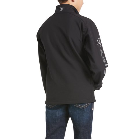 Ariat Boys Logo 2.0 Black Softshell Jacket - 10030212 - XS