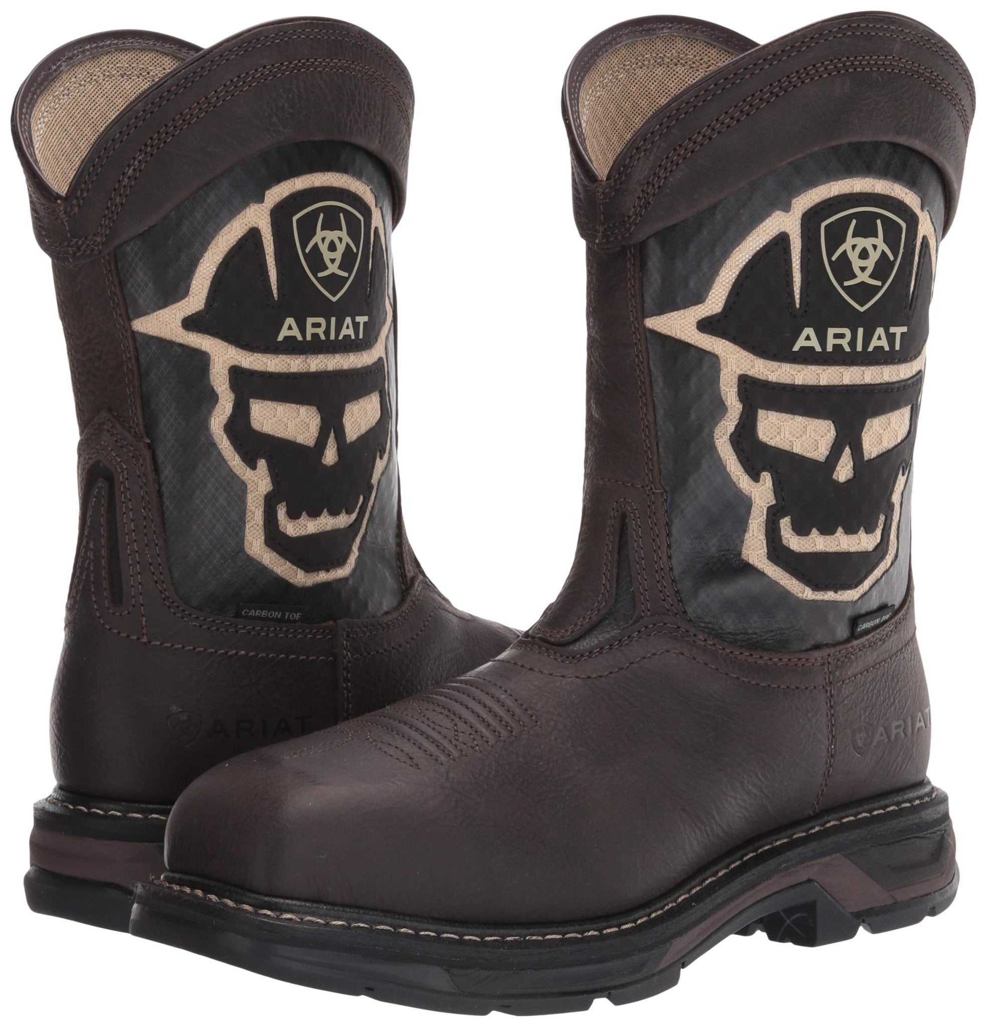 Ariat Men's 11" Iron Coffee Workhog XT VentTEK Square Toe Work Boot - 10031507 8EE