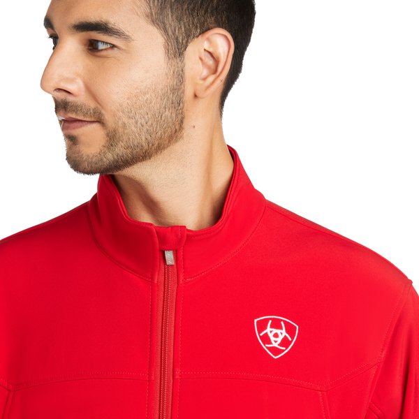 Ariat Men's New Team Softshell Red MEXICO Water Resistant Jacket - 10033525 - XS