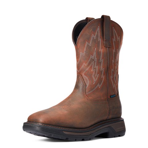 Ariat Men's 11" Big Rig Waterproof Wide Square Toe Work Boot - 10033991 - 6EE