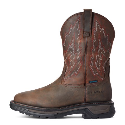 Ariat Men's 11" Big Rig Waterproof Wide Square Toe Work Boot - 10033991 - 6EE