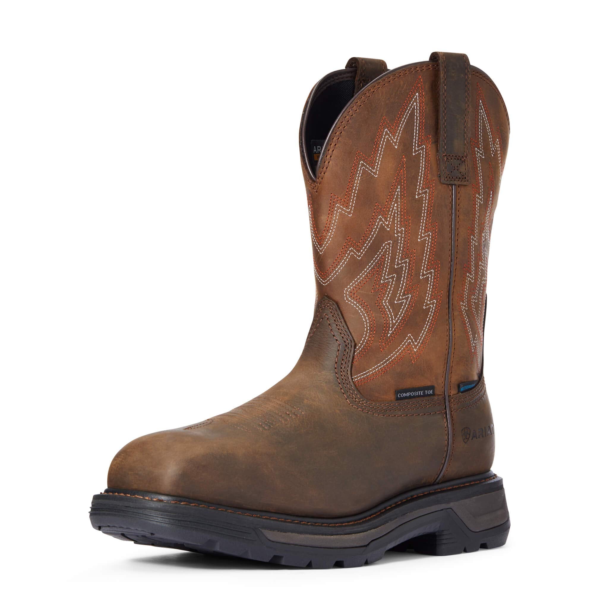 Ariat Men's 11" Big Rig Waterproof Wide Square Composite Toe Work Boot - 10033993 - 6EE