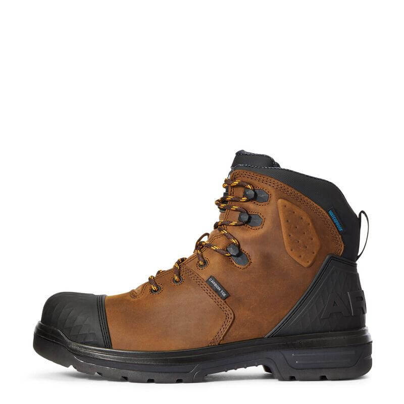 Ariat Men's 6" Waterproof Turbo Outlaw Round Carbon Toe Work Boot - 10033996 - 7D