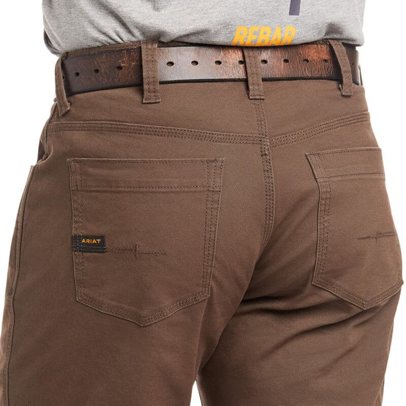 Ariat Men's Rebar M4 Low Rise DuraStretch Made Tough Stackable Straight Leg Work Pants - 10034622 - 28/30