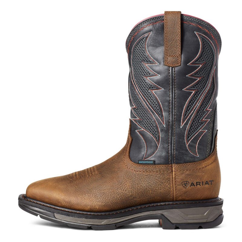 Ariat Men's 11" Waterproof WorkHog XT VentTEK Wide Square Toe Work Boot - 10035984 - 7D