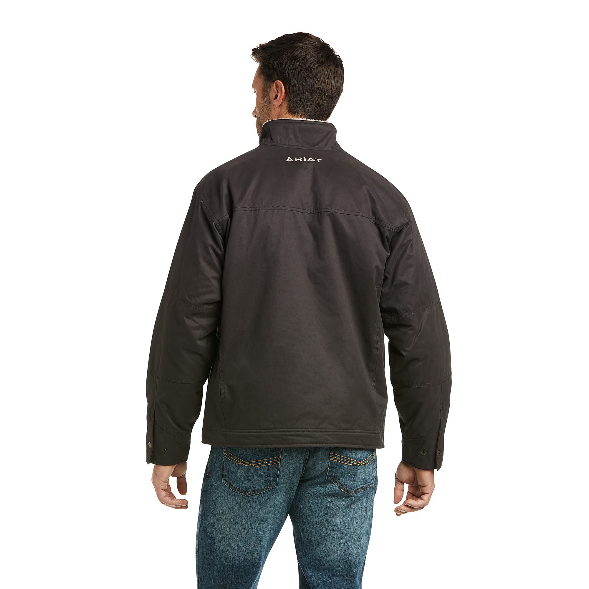 Ariat Men's Grizzly Canvas Espresso Jacket - 10037388 - S