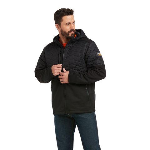 Ariat Men's Rebar Cloud 9 Insulated Black Jacket - 10037509 - S