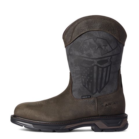 Ariat Men's WorkHog XT Incognito 11" Iron Coffee Square Toe Carbon Toe Work Boot - 10038223 - 7D