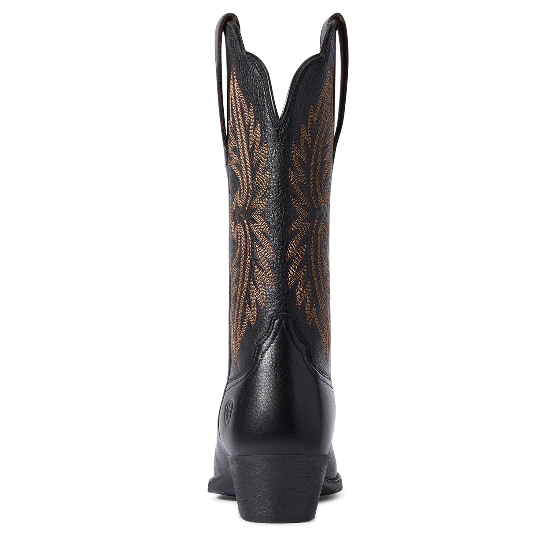 Ariat Women's 11" Black Deertan Heritage StretchFit Round Toe Western Boot - 10038431 - 5B