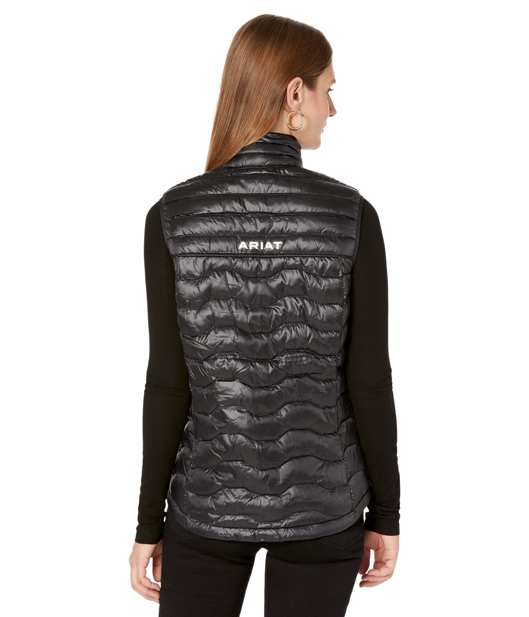 Ariat Women's Ideal Iridescent Black Down Vest - 10041378 - XS