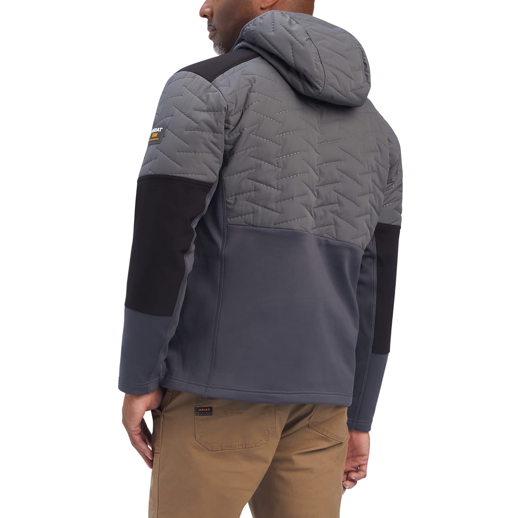 Ariat Men's Grey Rebar Cloud 9 Insulated Jacket - 10041443 - XS