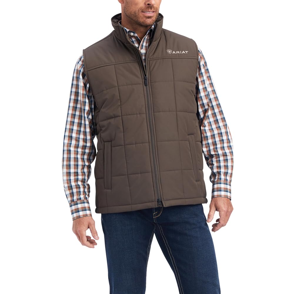 Ariat Men's Crius Insulated Banyan Bark Vest - 10041518 - S