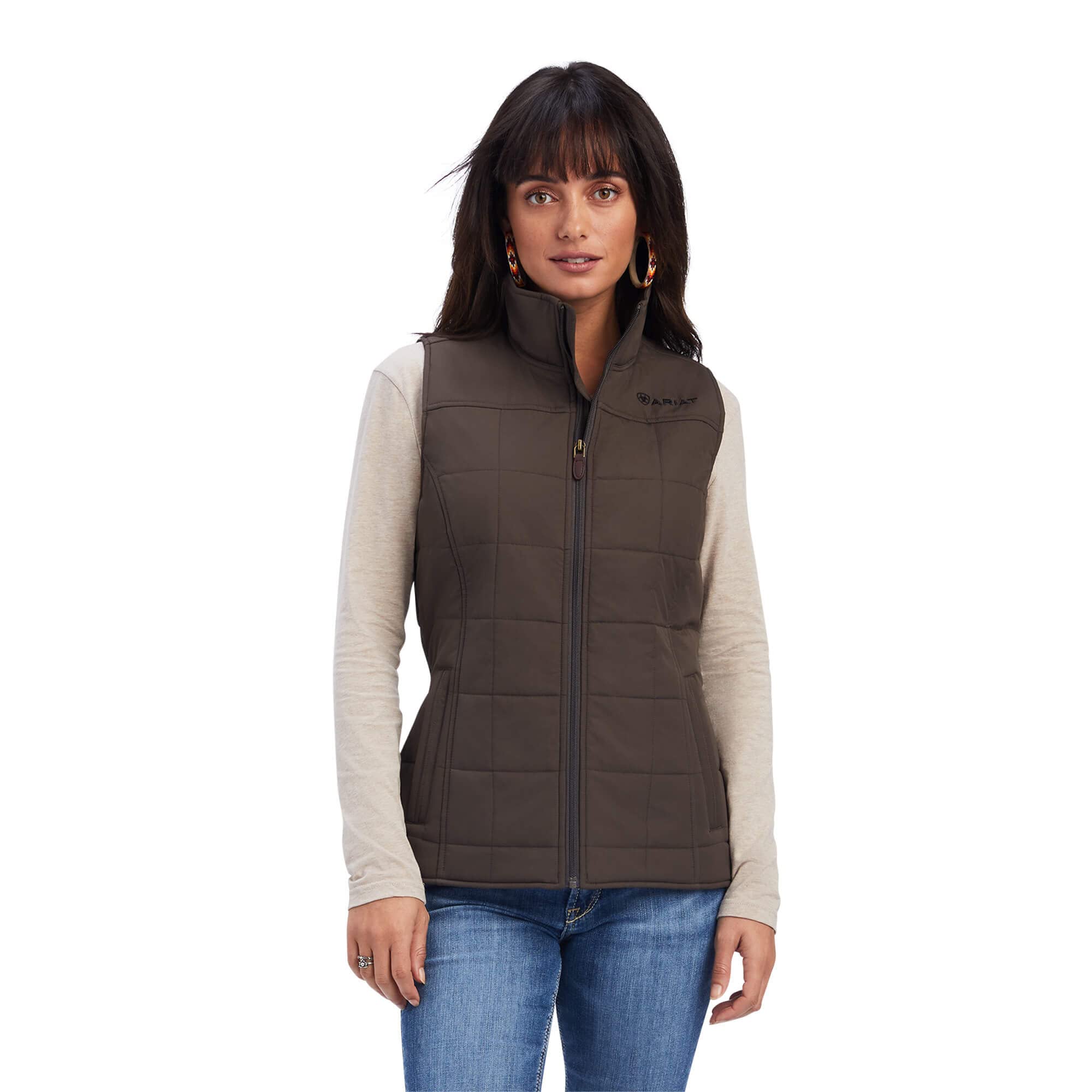 Ariat Women's Crius Insulated Banyan Bark Vest - 10041584 - S