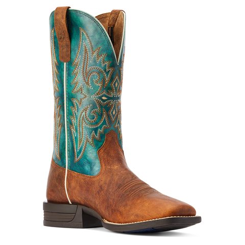 Ariat Men's Wild Thang 13" Fiery Brown Crunch Western Boot - 10042393 - 7.5D