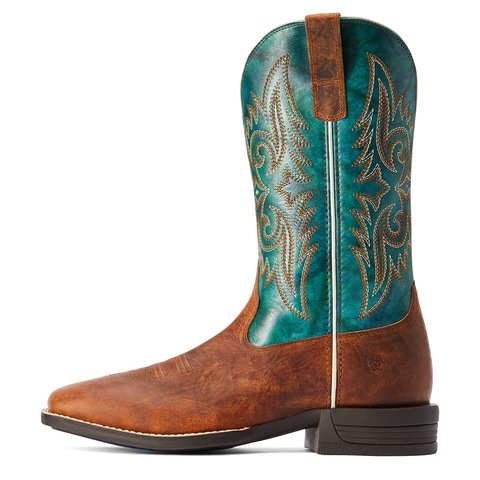 Ariat Men's Wild Thang 13" Fiery Brown Crunch Western Boot - 10042393 - 7.5D