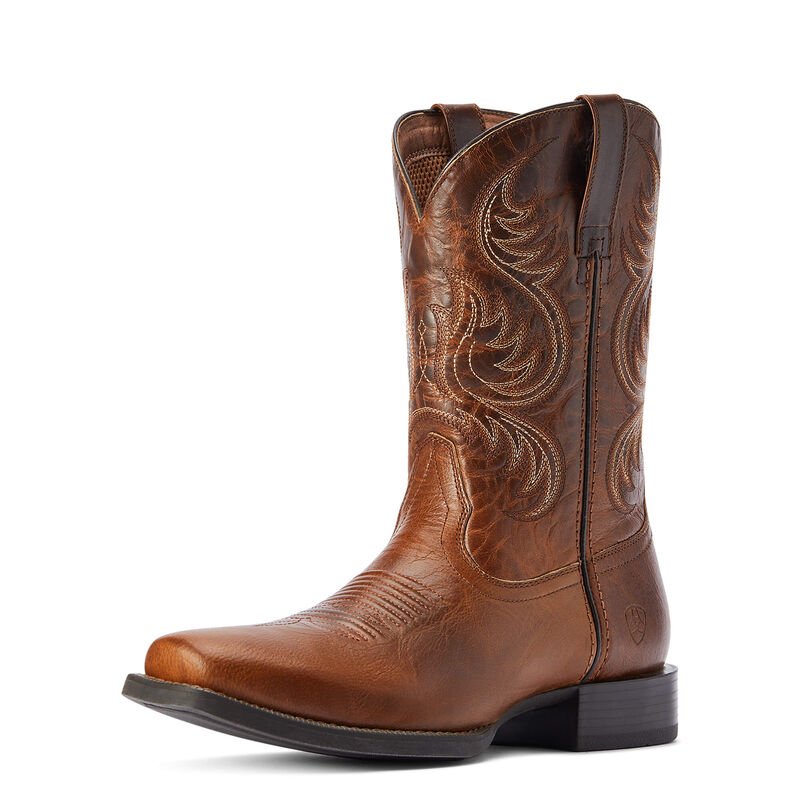 Ariat Men's 11" Sport Boss Man Square Toe Western Boot - 10042399 - 7D