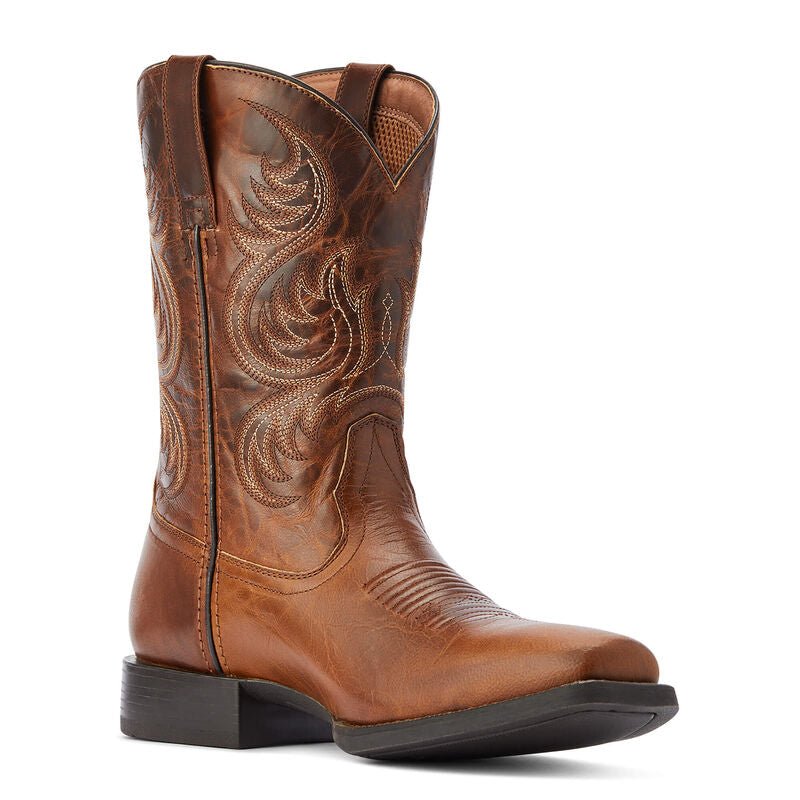 Ariat Men's 11" Sport Boss Man Square Toe Western Boot - 10042399 - 7D