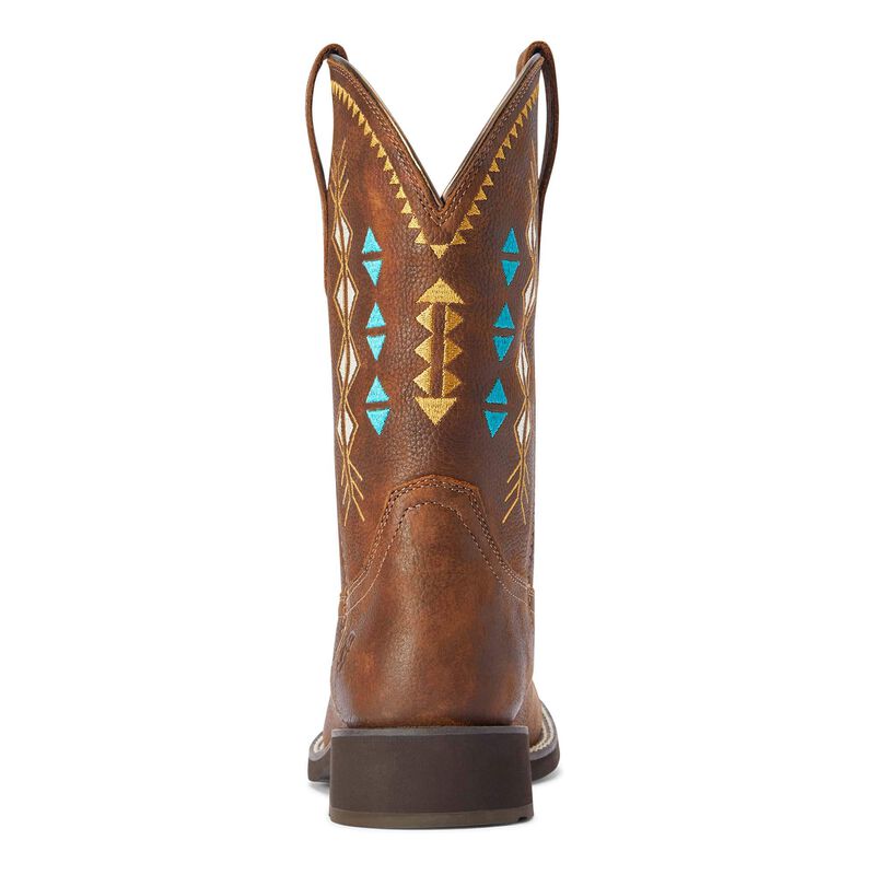 Ariat Women's 10" Delilah Deco Square Toe Western Boot - 10042419 - 6