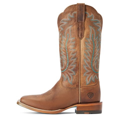 Ariat Women's 12" Frontier Tilly Wide Square Toe Western Boot - 10042423 - 5.5B