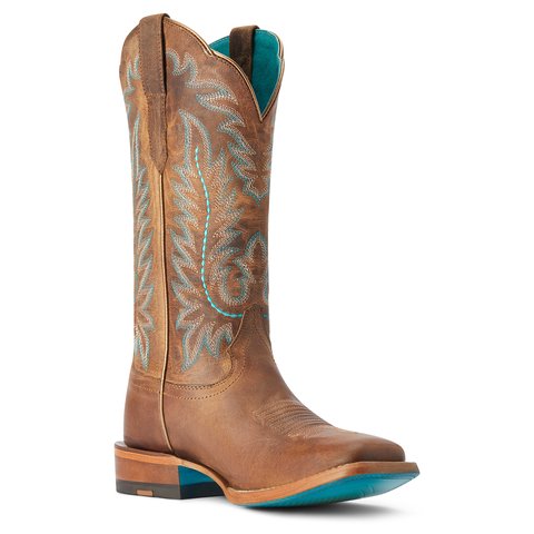 Ariat Women's 12" Frontier Tilly Wide Square Toe Western Boot - 10042423 - 5.5B