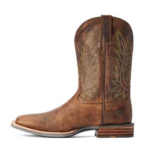 Ariat Men's Ridin High 11" Pecan Brown Western Boot - 10042468 - 7.5D