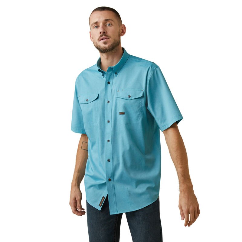 Ariat Men's Made Tough VentTEK DuraStretch Work Shirt - 10043580 - XS