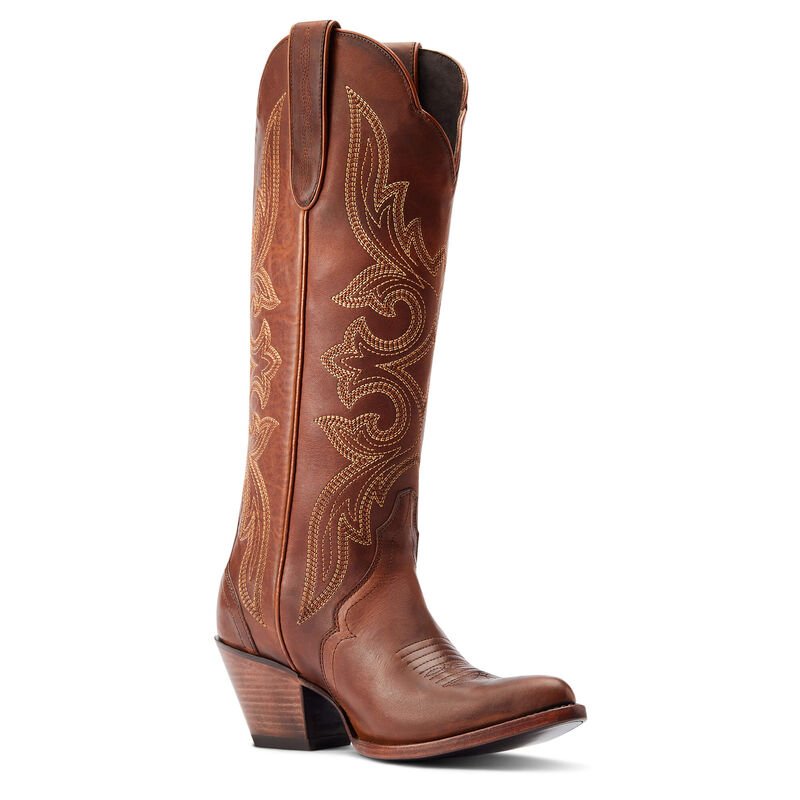 Ariat Women's Belinda 15" Chic Brown StretchFit Western Boot - 10044413 - 5.5B