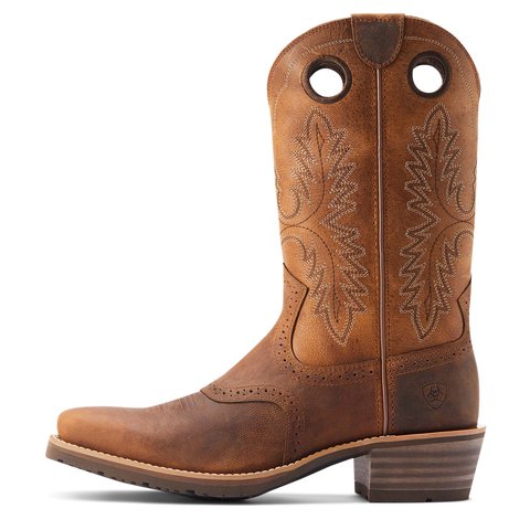 Ariat Men's 12" Hybrid Roughstock Square Toe Western Boot - 10044565 - 8D