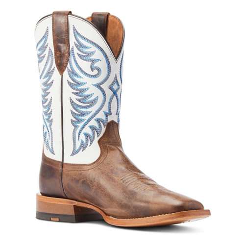 Ariat Men's 13" Frontier Wiley Pecan Brown Wide Square Toe Western Boot - 10044569 - 7D