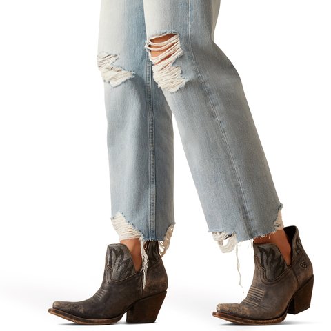 Ariat Women's Ultra High Rise Tomboy Mykonos Straight Jean - 10045187 - 24R