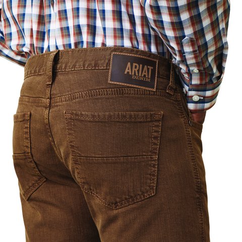 Ariat Men's M7 Grizzly Brown Straight Jeans - 10045230 - 28X30