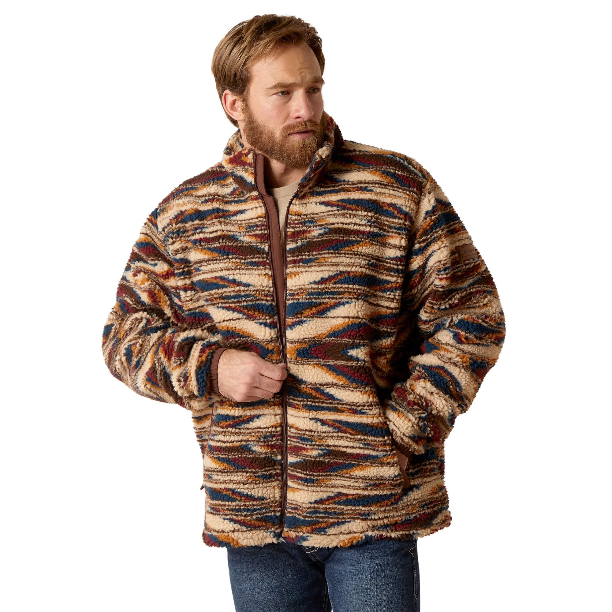 Ariat Men's Saltillo Fleece Chimayo Jacket - 10046021 - S