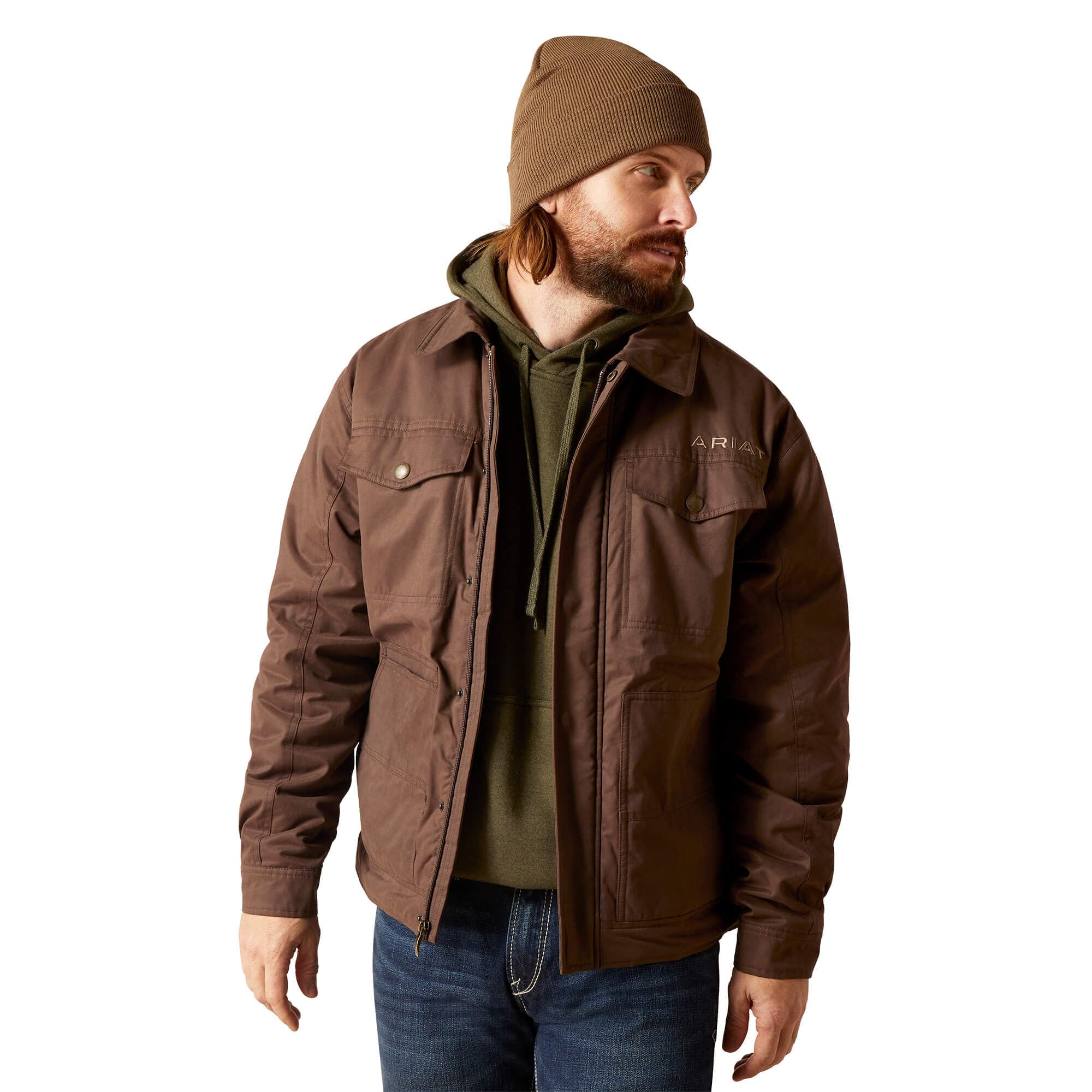 Ariat Men's Grizzly Canvas Bracken Jacket - 10046385 - S