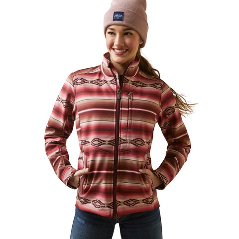 Ariat Women's REAL Softshell Blushing Serape Jacket - 10046669 - S