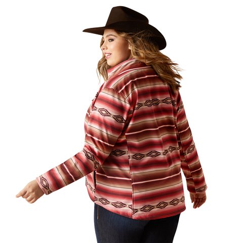 Ariat Women's REAL Softshell Blushing Serape Jacket - 10046669 - S