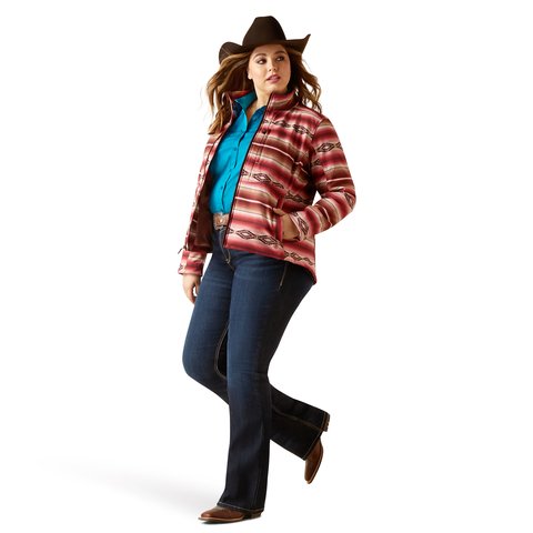 Ariat Women's REAL Softshell Blushing Serape Jacket - 10046669 - S