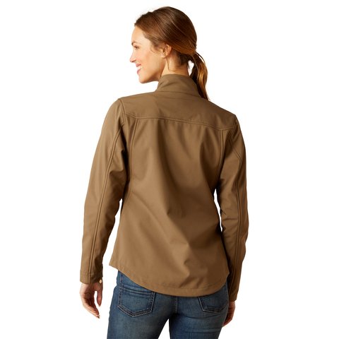 Ariat Women's New Team Canteen Brown Softshell Jacket - 10046687 - XS