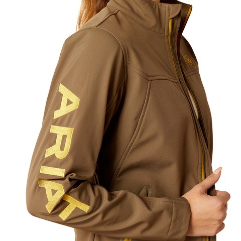 Ariat Women's New Team Canteen Brown Softshell Jacket - 10046687 - XS